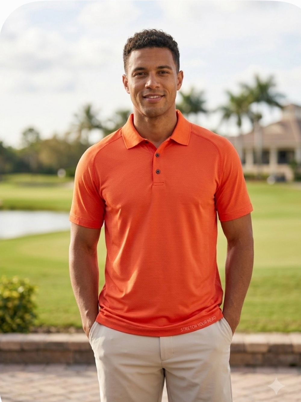 Lululemon metal vent tech, Performance Polo Shirt - Orange